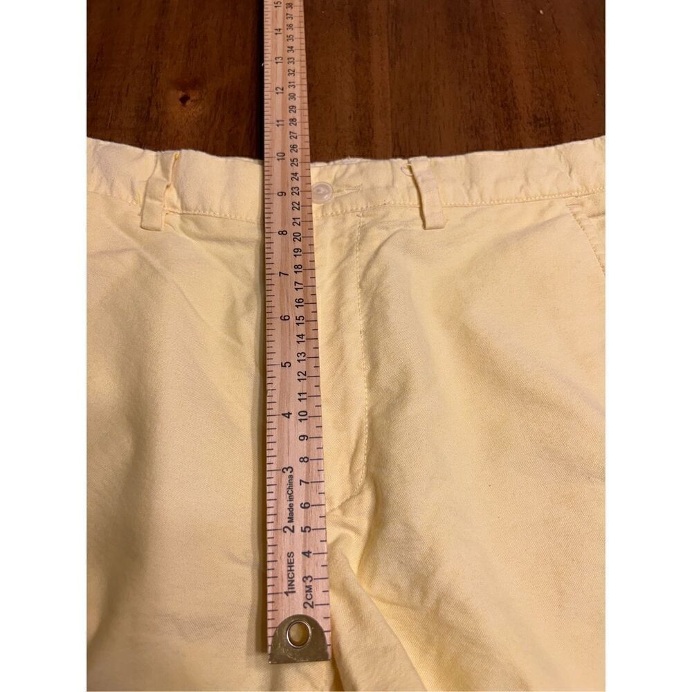 Ralph Lauren Polo Shorts Mens 31 Yellow Flat Front Chino Golf Preston - Picture 6 of 10